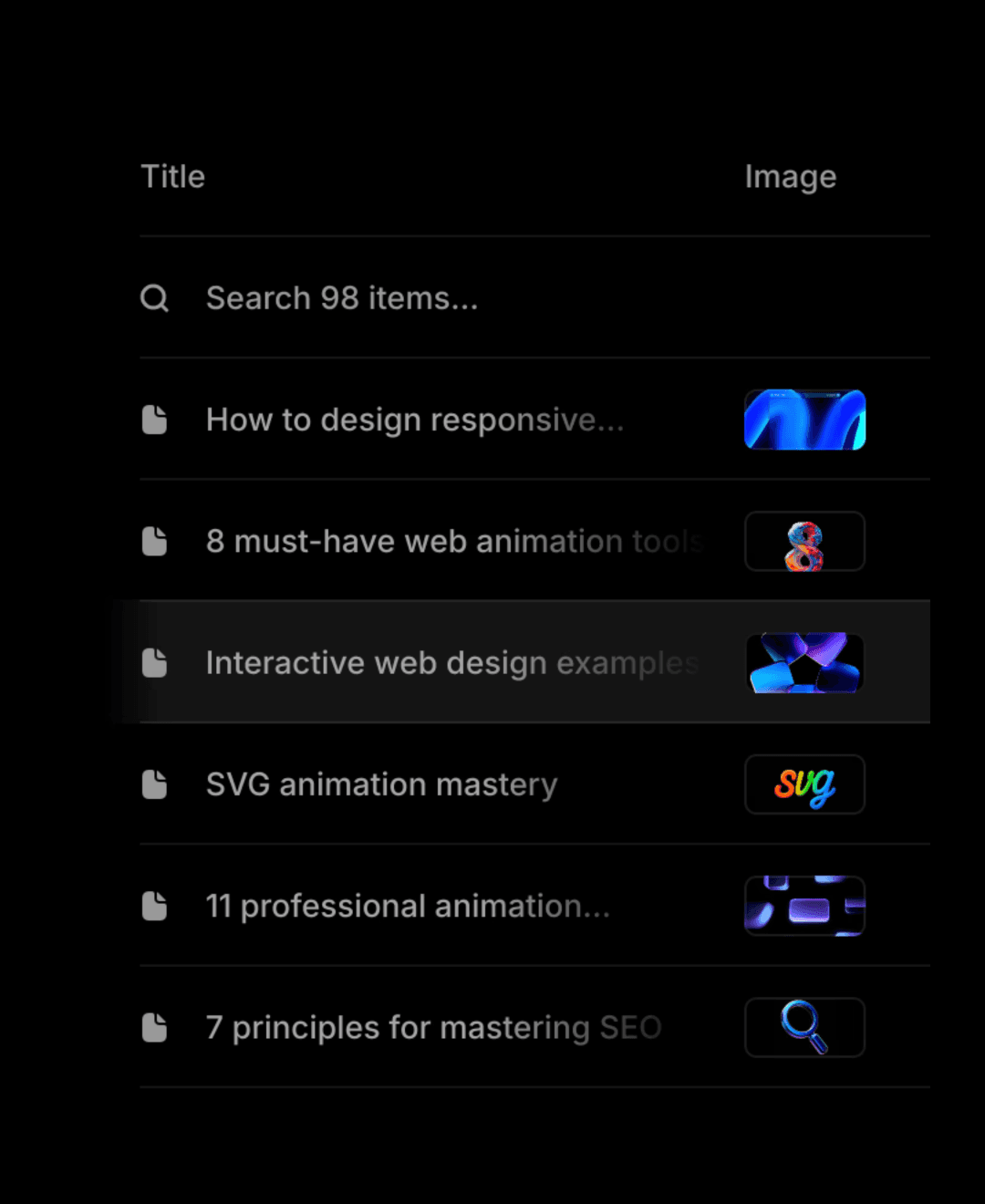 Designing CMS page on the canvas in Framer