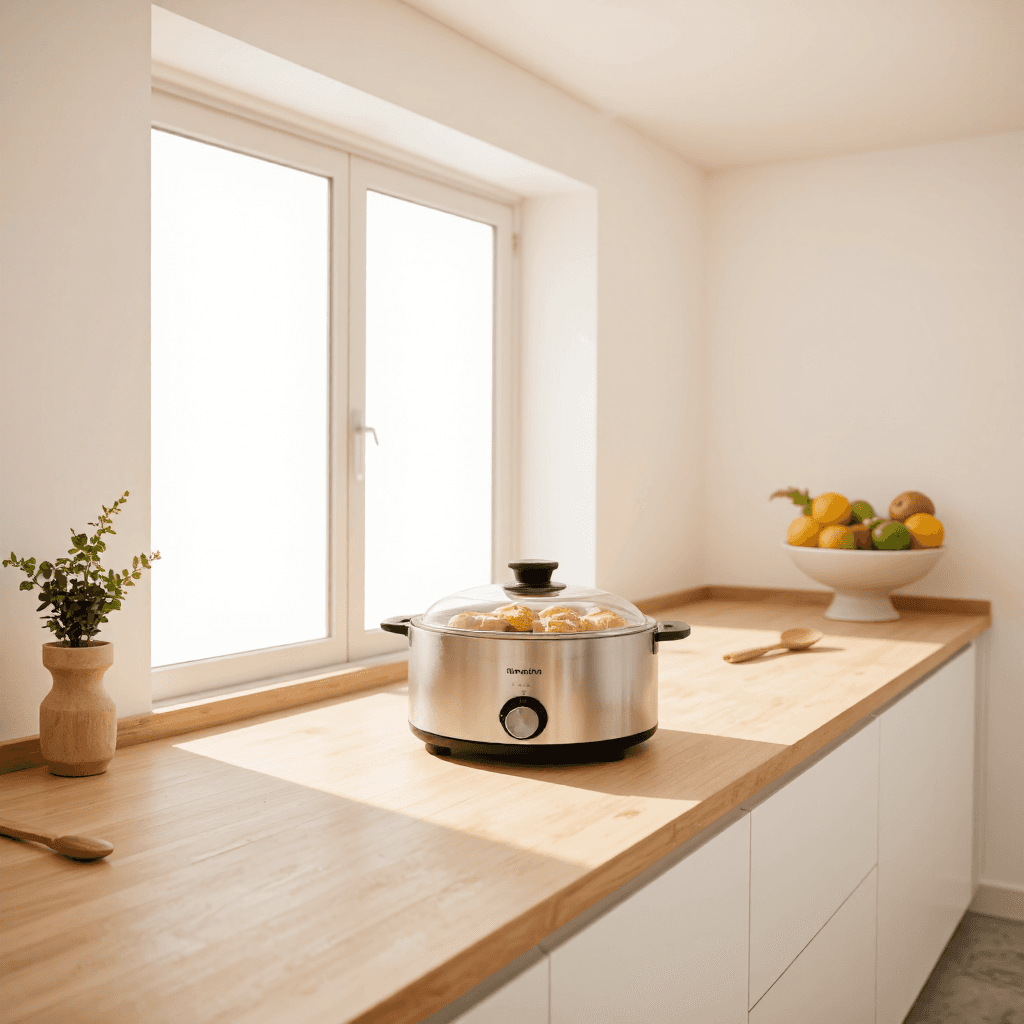 product photography of food warmer