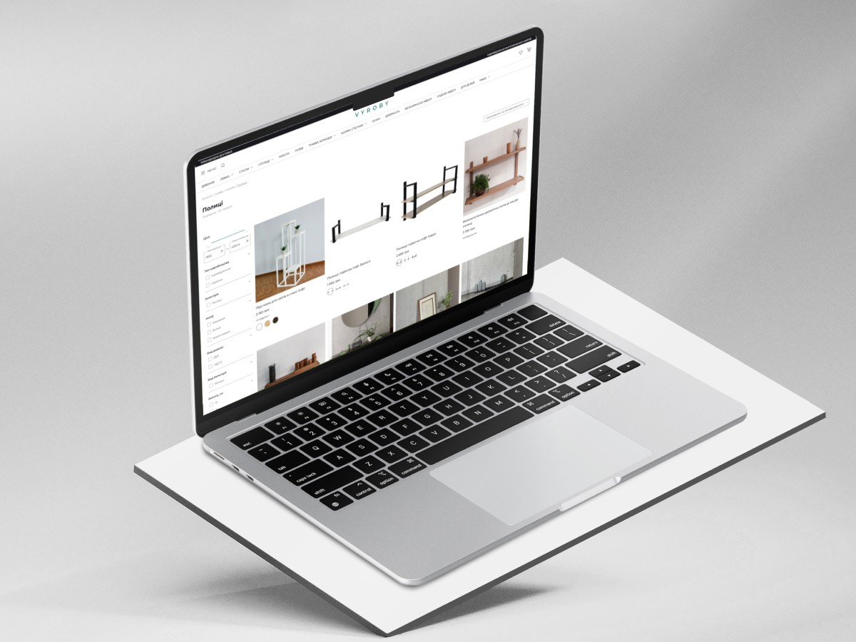 eCommerce website development for a furniture marketplace