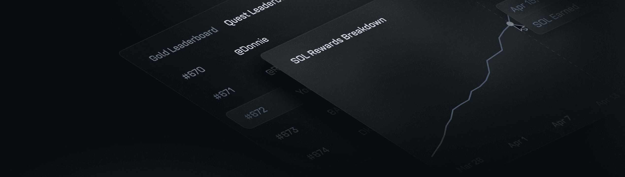 Track Your Progress. Track your climb up the leaderboards and see exactly how much SOL you've earned over time.