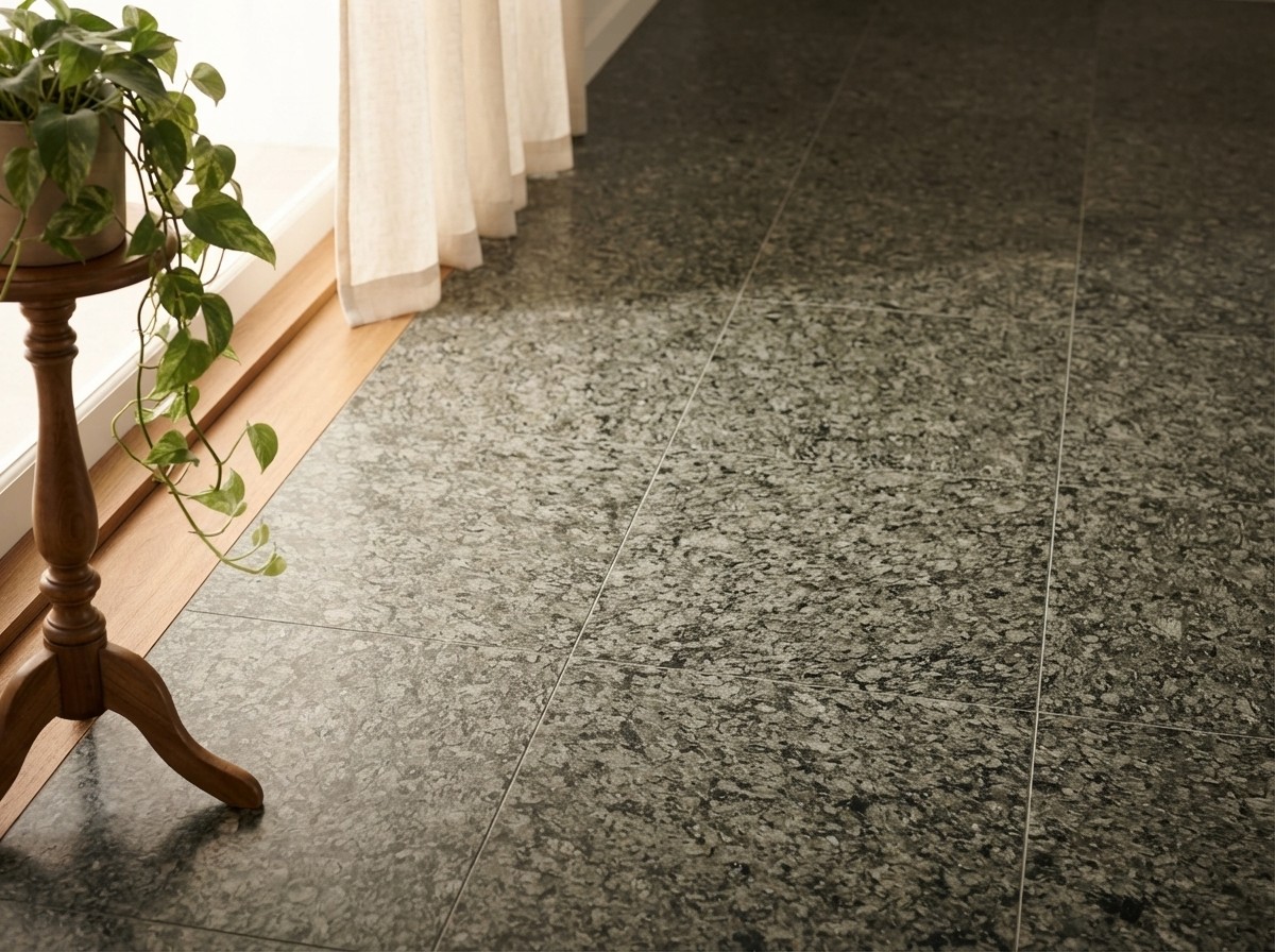 Rania Green Leather Touch Natural Granite Leather Touch finish detail view - Saudi natural stone by Al Takadom
