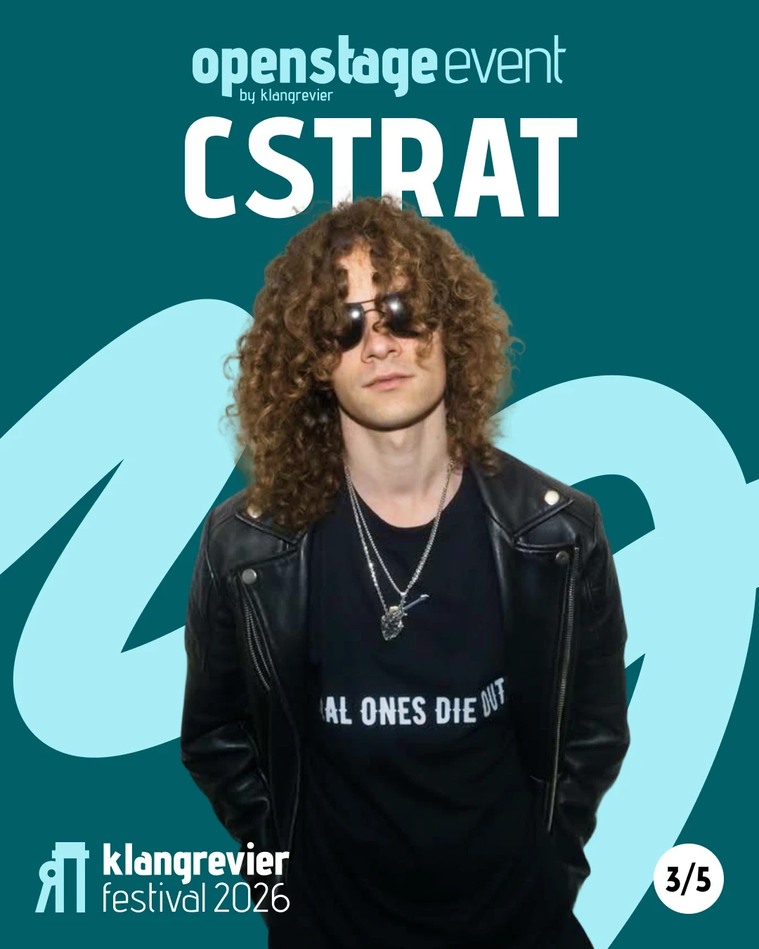 Der Künstler CSTRAT spielt auf der klangrevier openstage