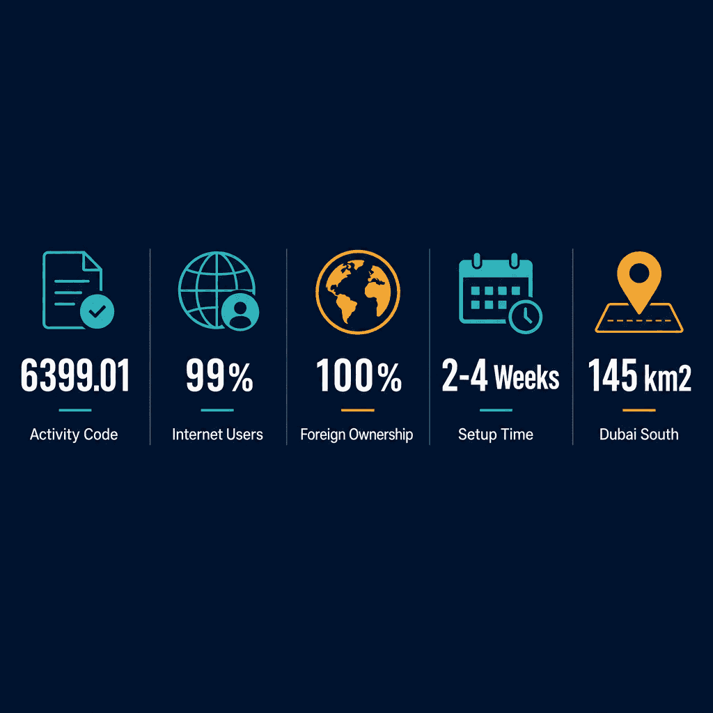 Infographic: Apply for a Phone & Online Information Services Business License in Dubai