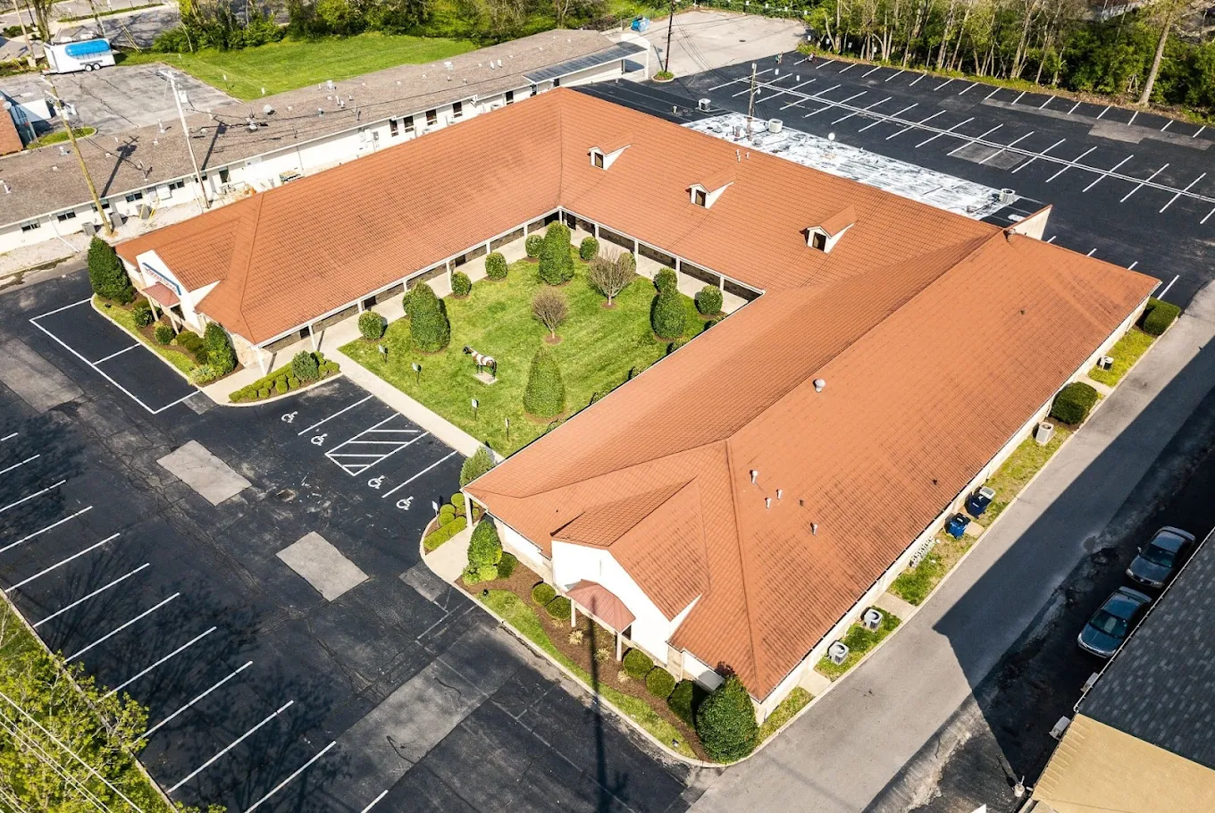 talking people sitting beside table