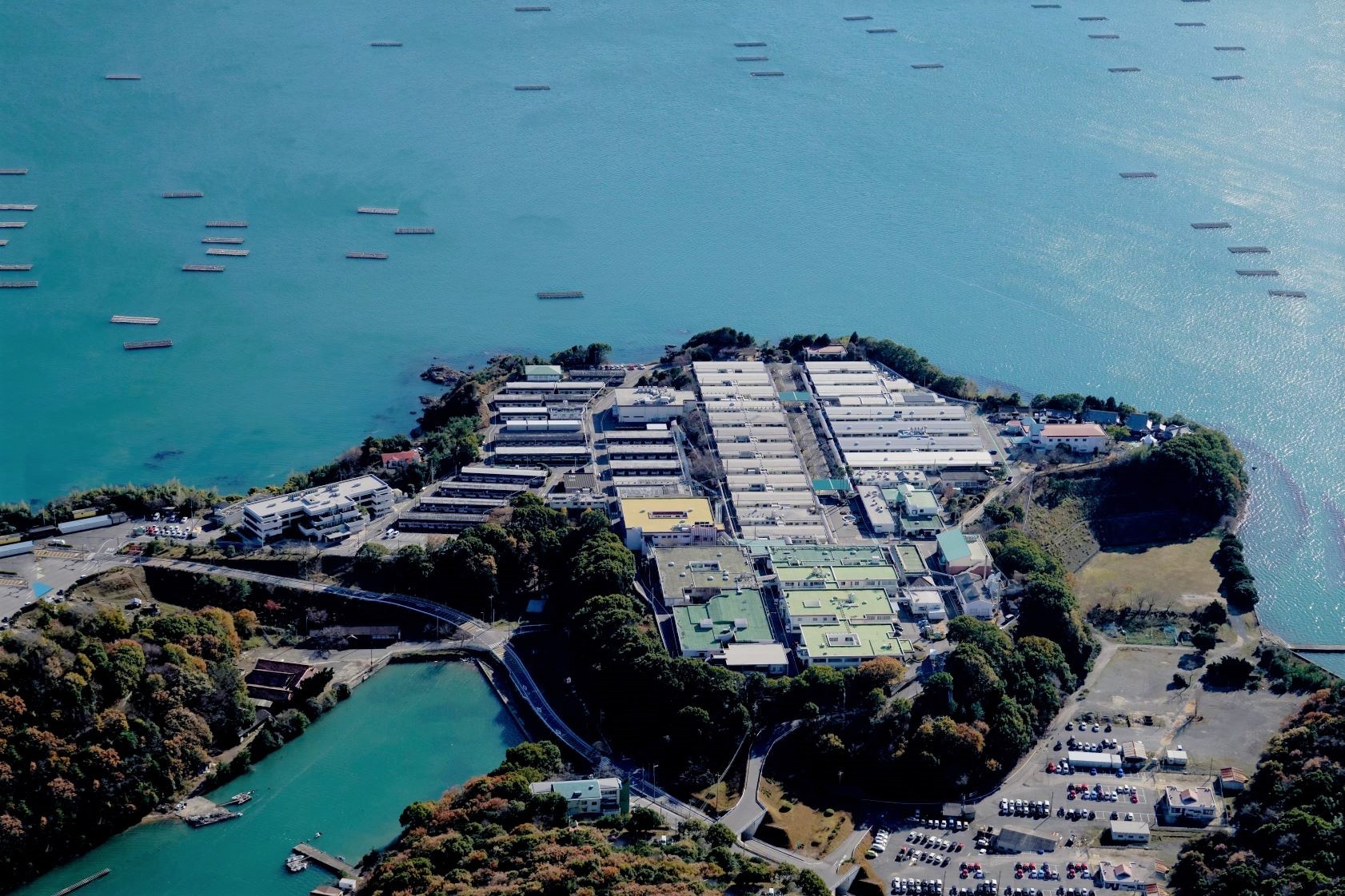 View of Nagashima Island from above