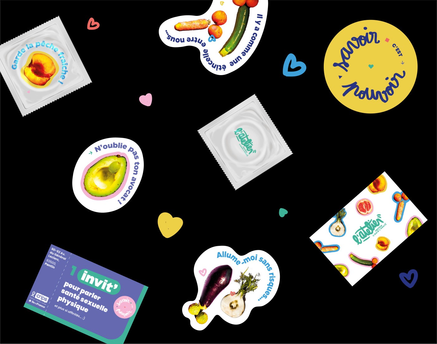 savoir c'est pouvoir campagne de prévention aux risques IST VIH sida chez les jeunes projet diplôme ELMAD Auguste Renoir