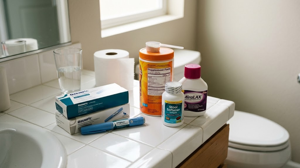 GLP-1 constipation relief