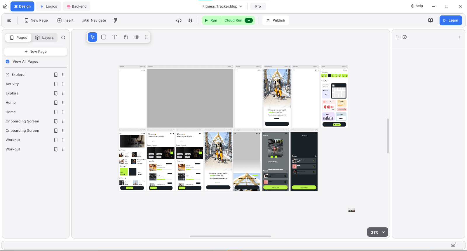 Blup app templates