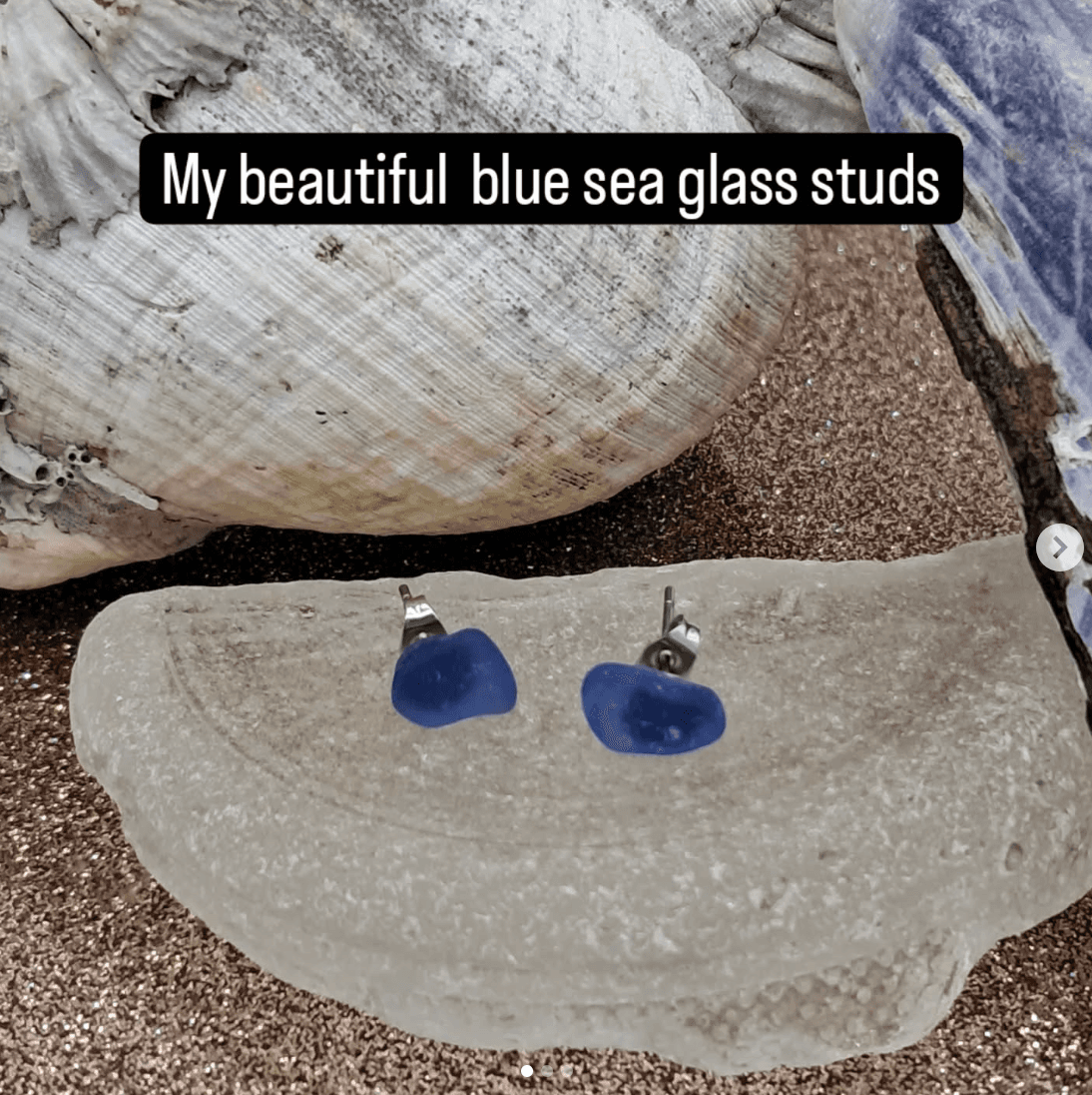 Loise Lamari seaglass earrings