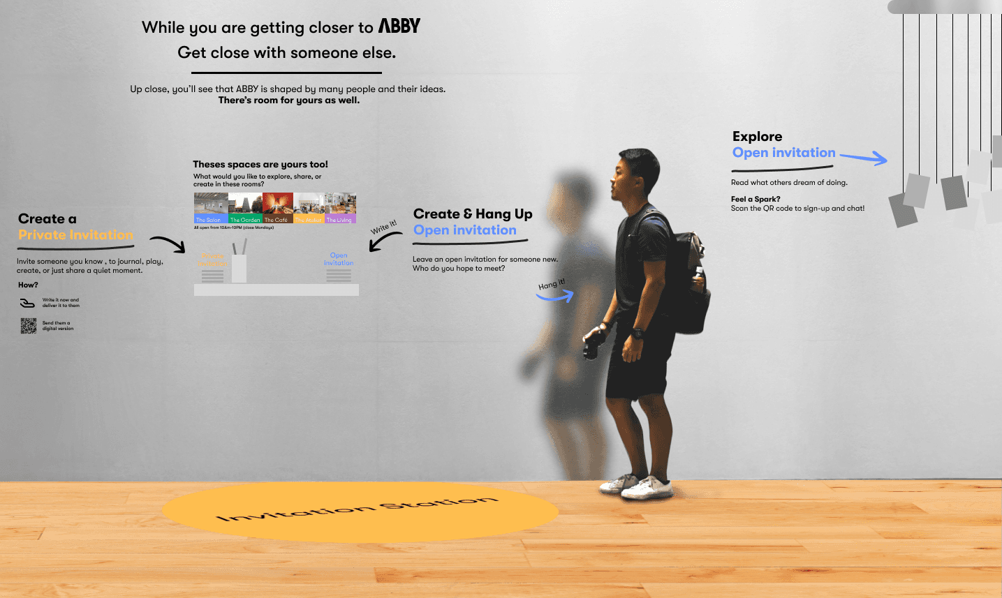 visual of the tropical ecosystem with food, ants and frogs