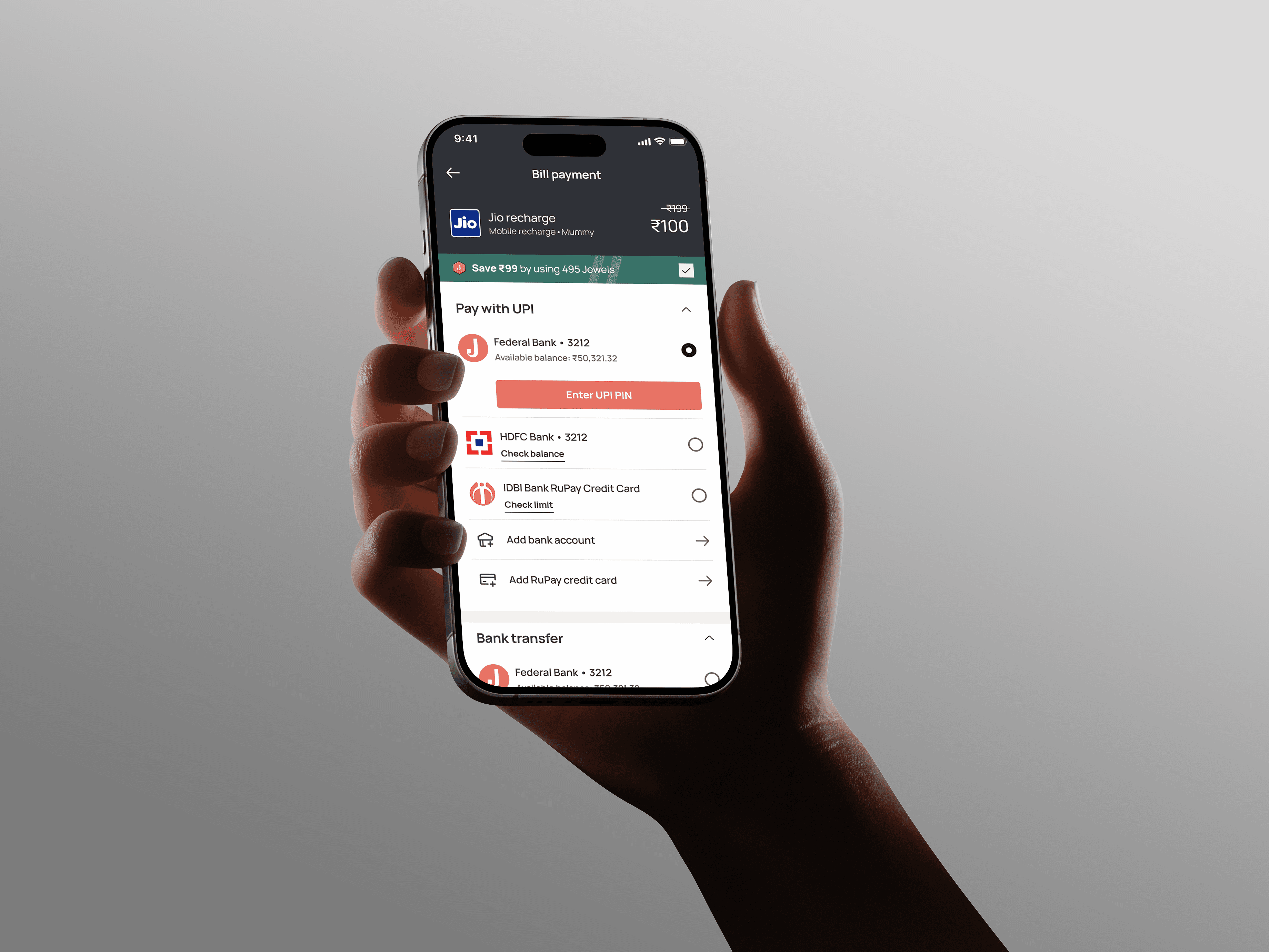 Futuristic shot of a male on o motorbike