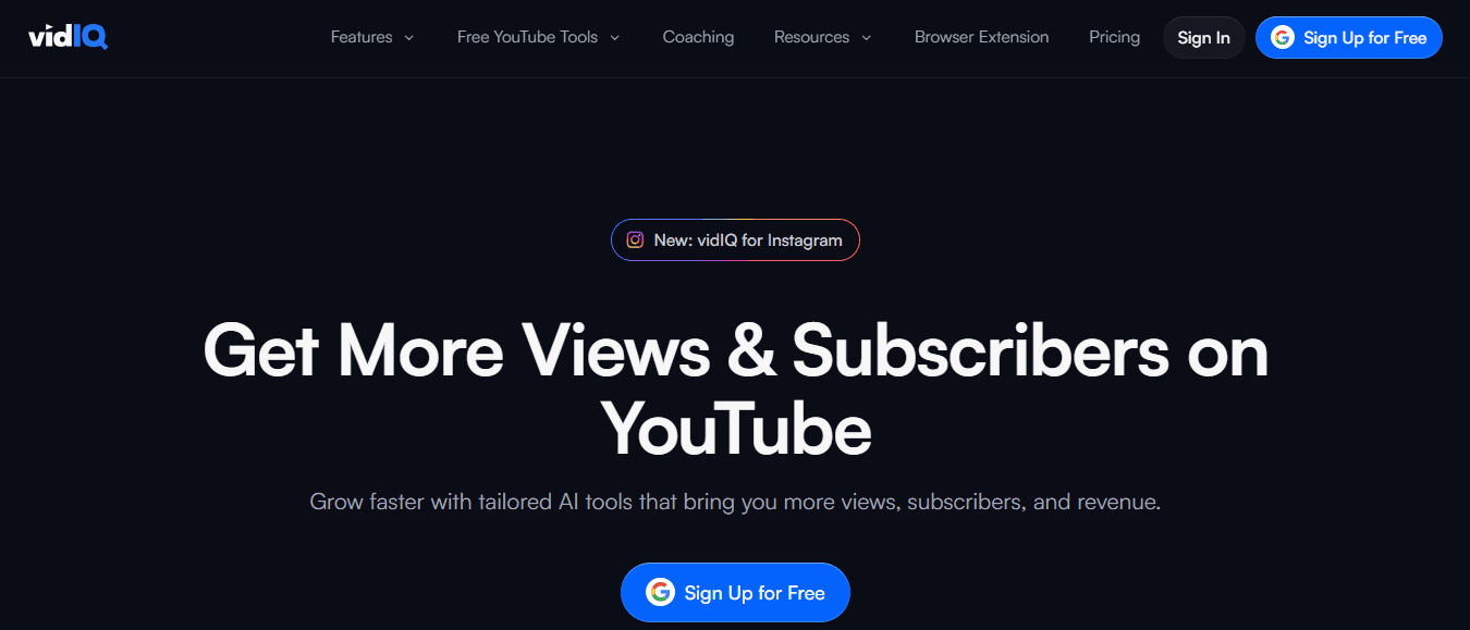 vidiq - YouTube Automation Software