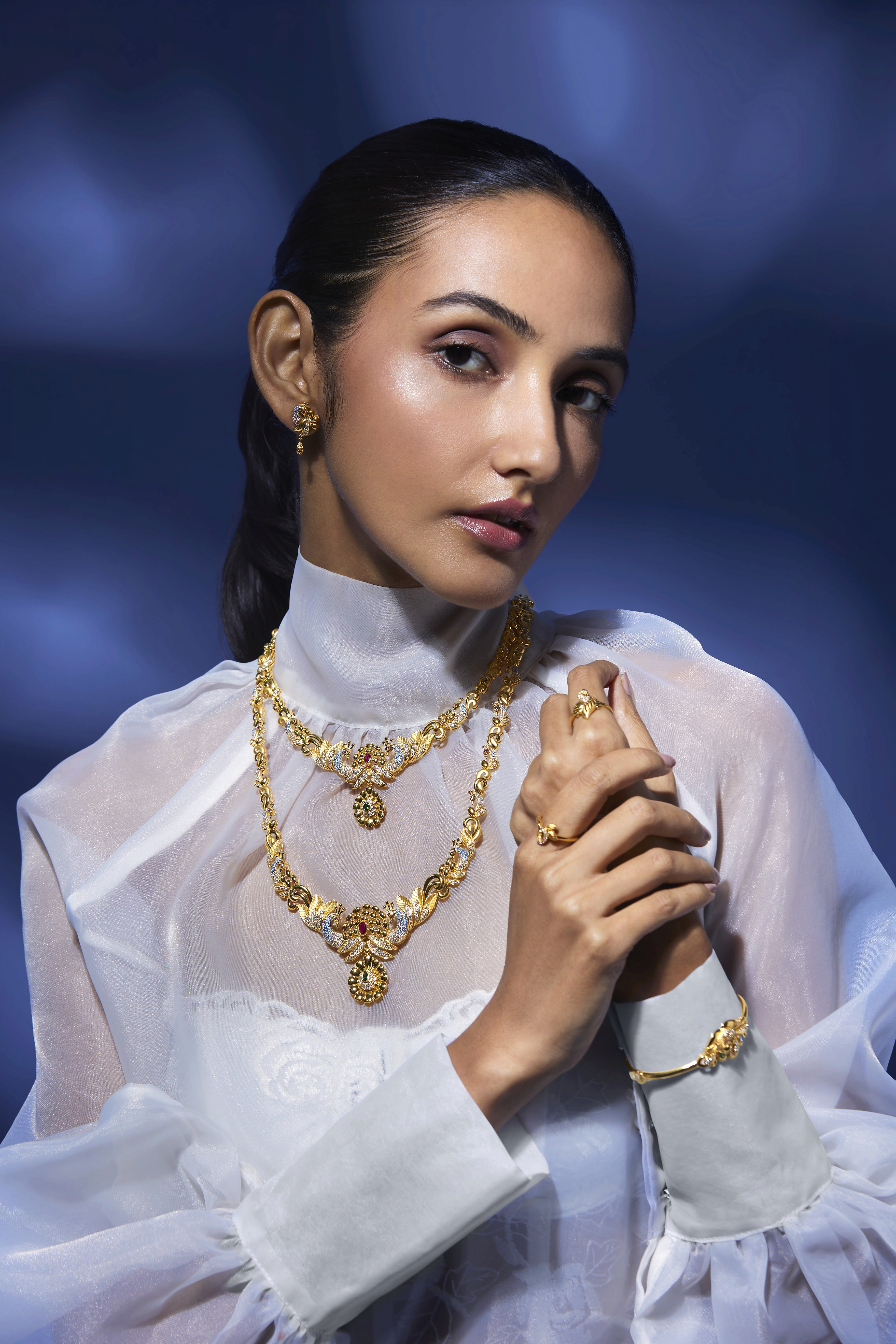 Friends laughing and posing inside a car