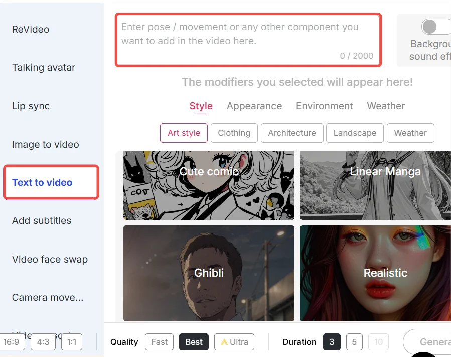 Text-to-Video, veo 3.1