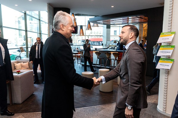 Gitanas Nausėda ir Virginijus Sinkevičius