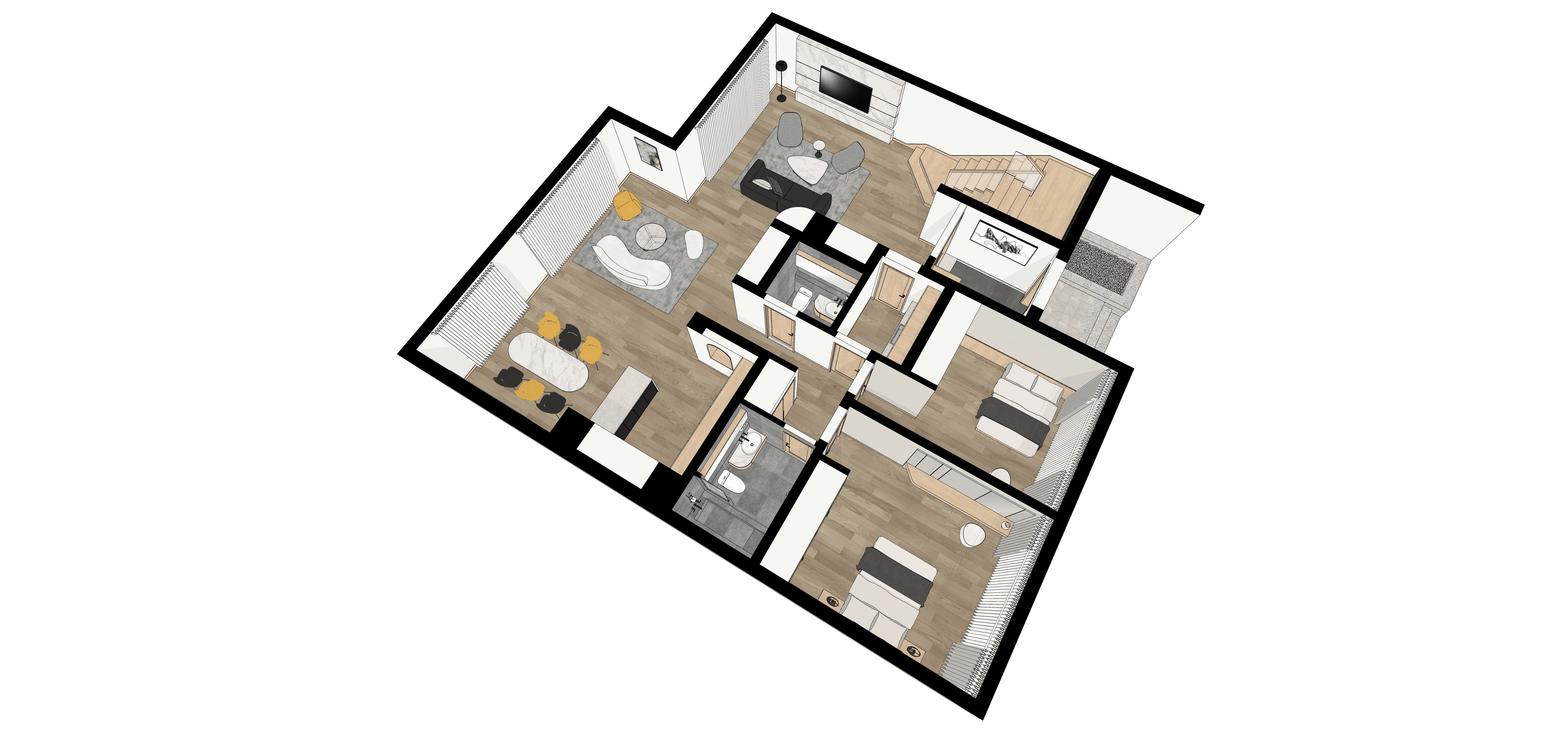 오크밸리리조트 내부 - 1층 아이소