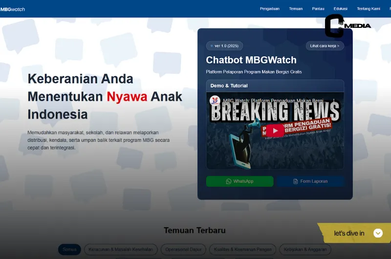 MBG Watch Mengawasi Dapur Program Makan Bergizi Gratis 