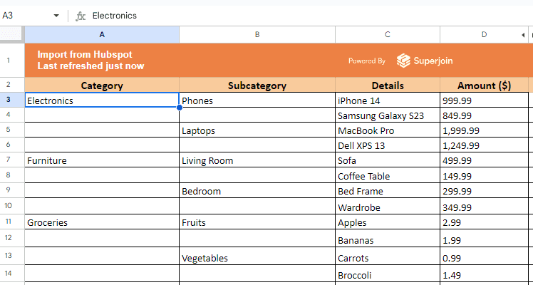 Select the cell where you want to add the indent.