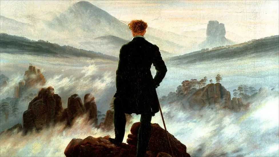 Wanderer above the Sea of Fog (c. 1818) by Caspar David Friedrich.