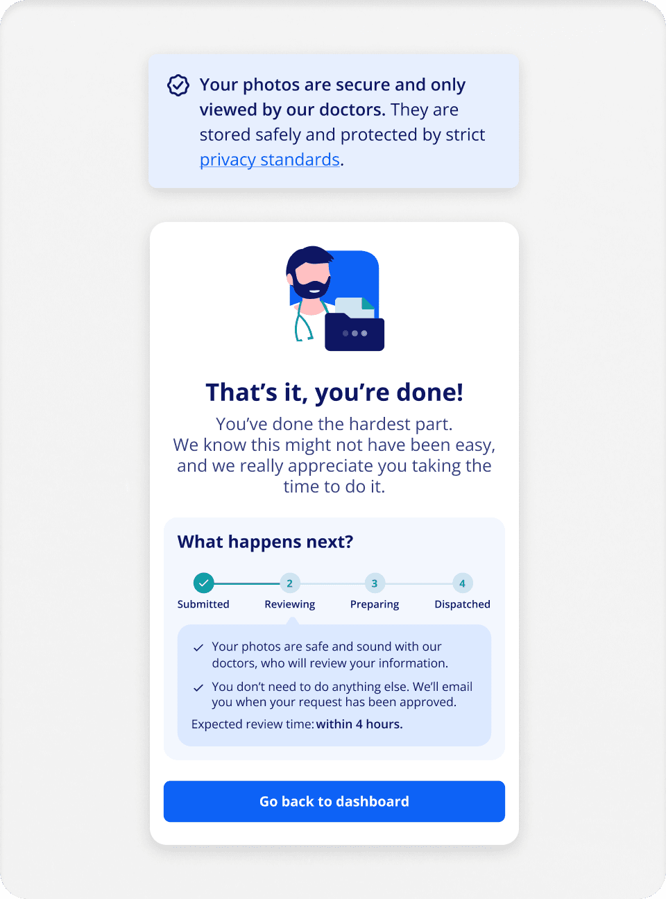 Athlete winning a race