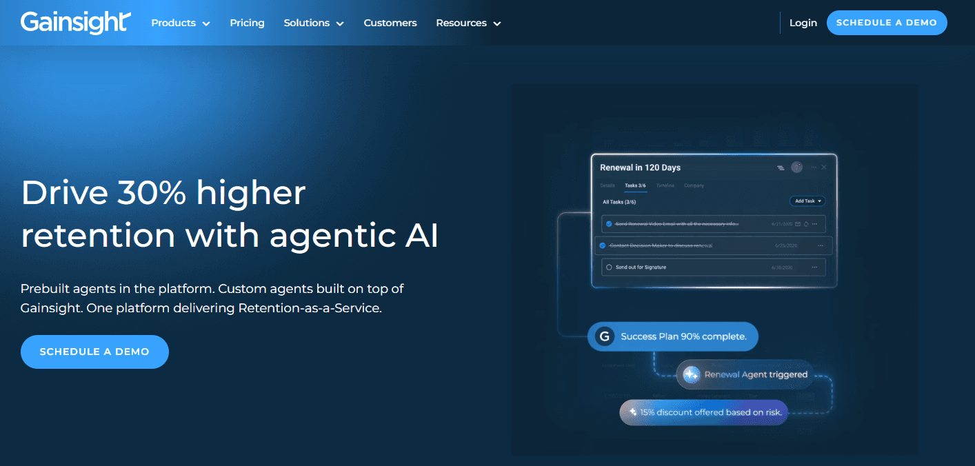 Gainsight home page