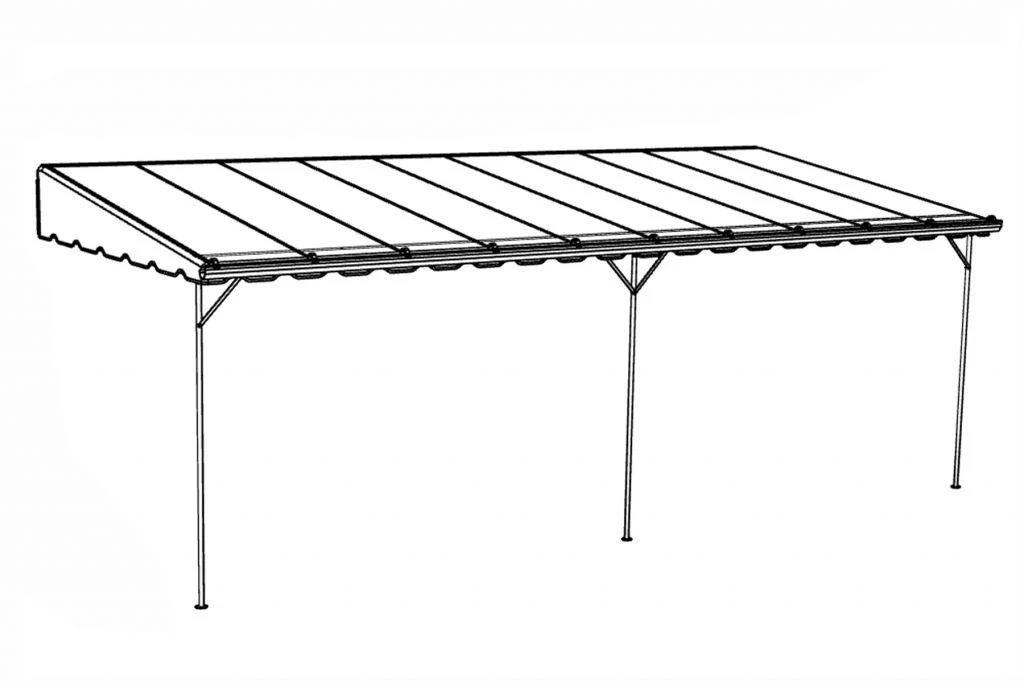 Gazebo Maison Jaune