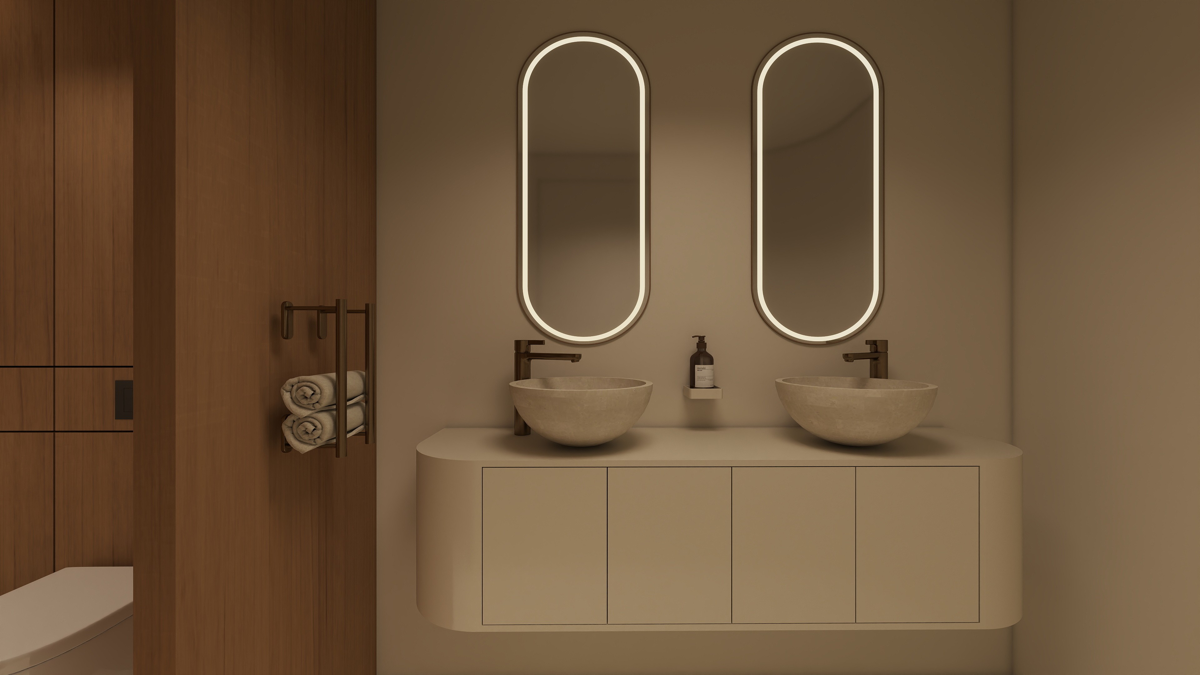 Ontwerp toilet ruimte