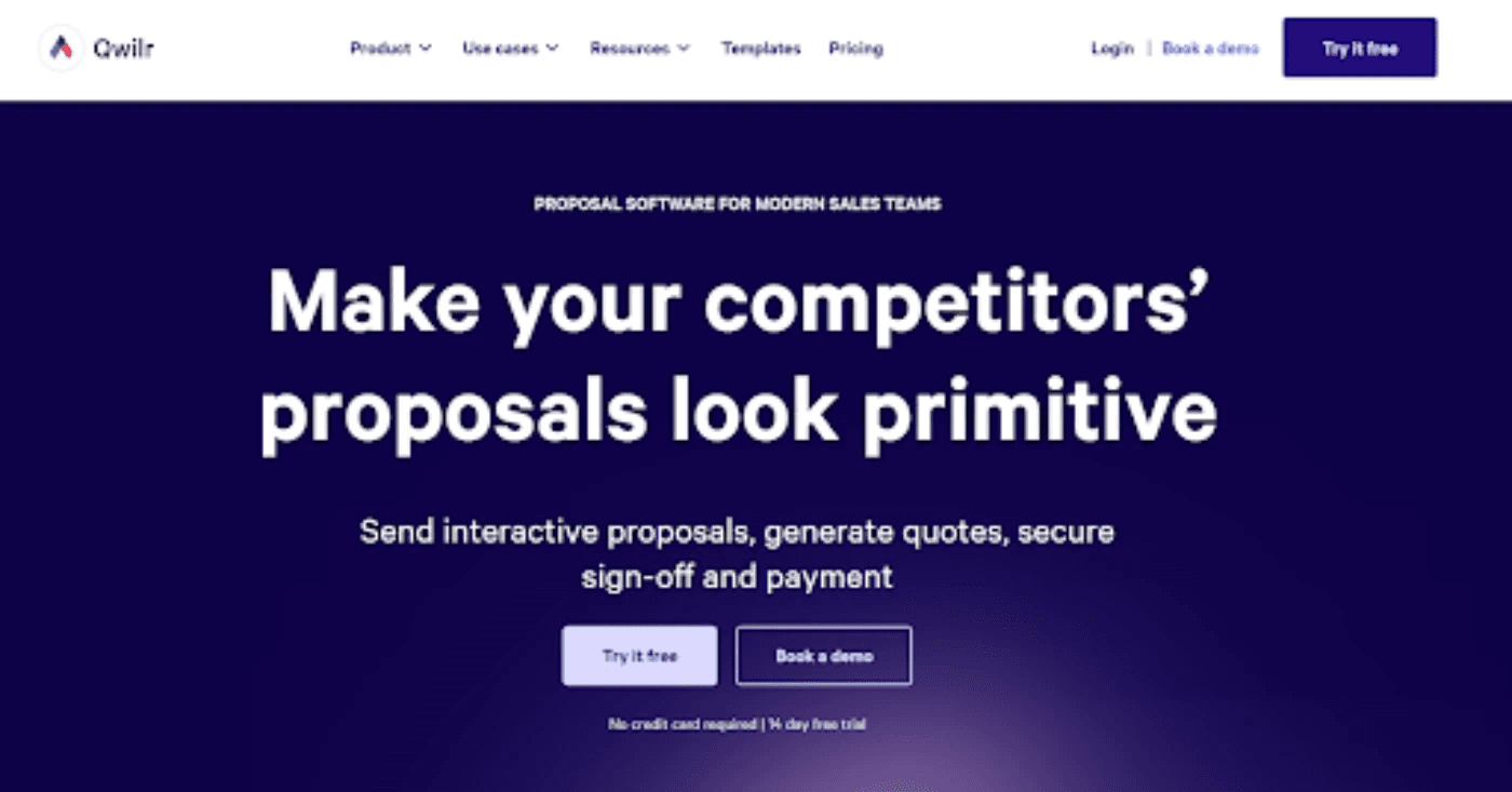 Qwilr: Best For Interactive Proposals And Quotes
