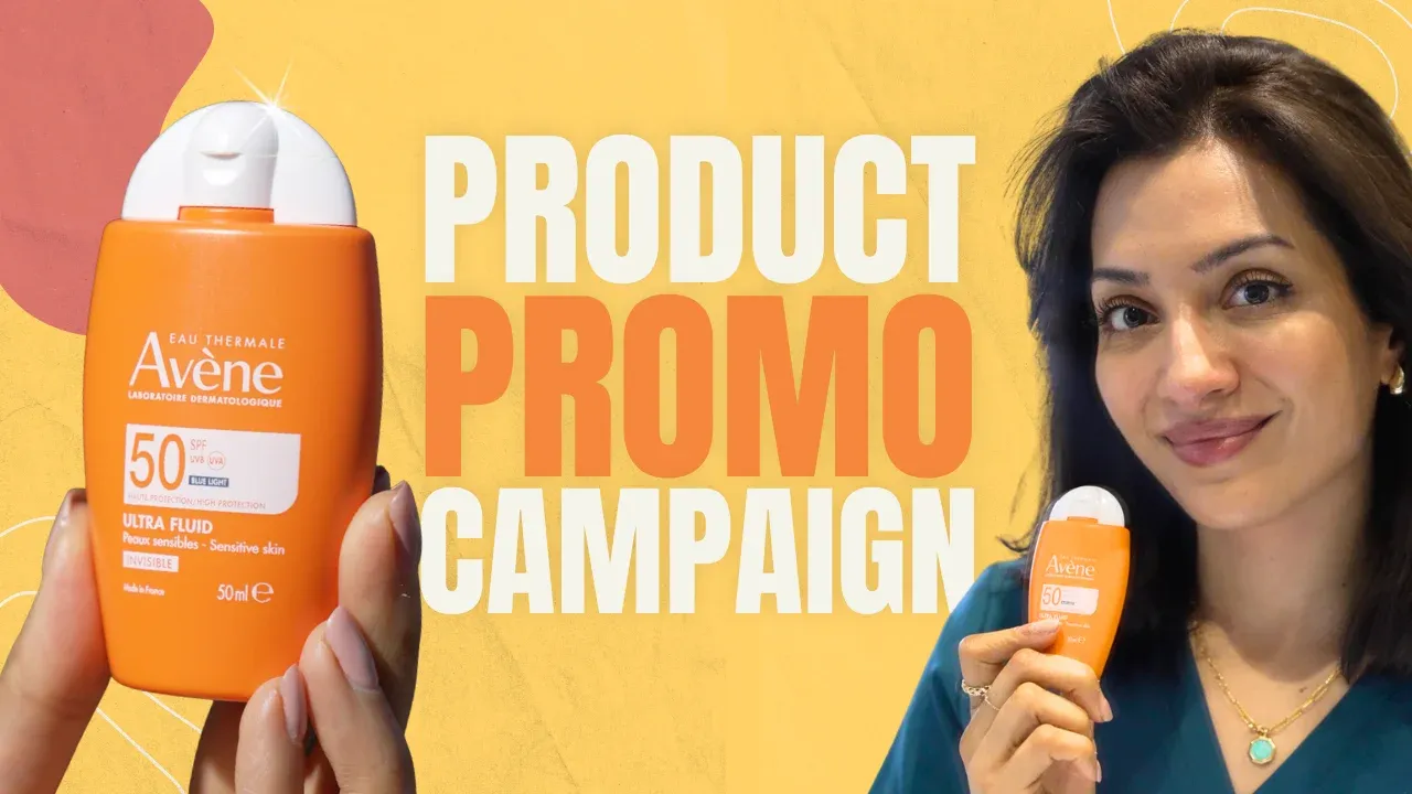 Product promotional video production services for beauty brand campaign in the UK