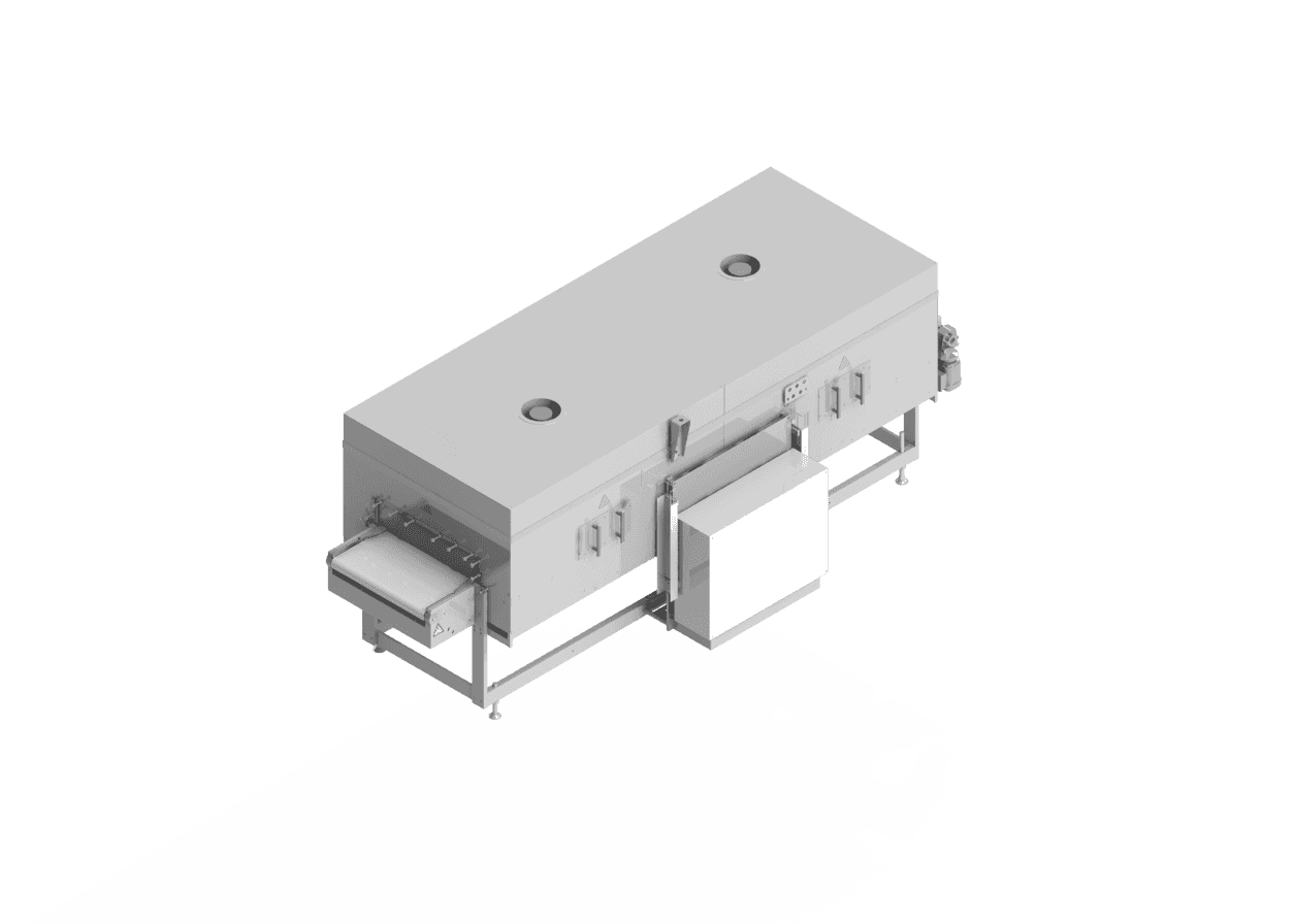 Industrieofen 3D-Modell, Fertigungsanlage, Produktionsprozess, Maschinenbau
