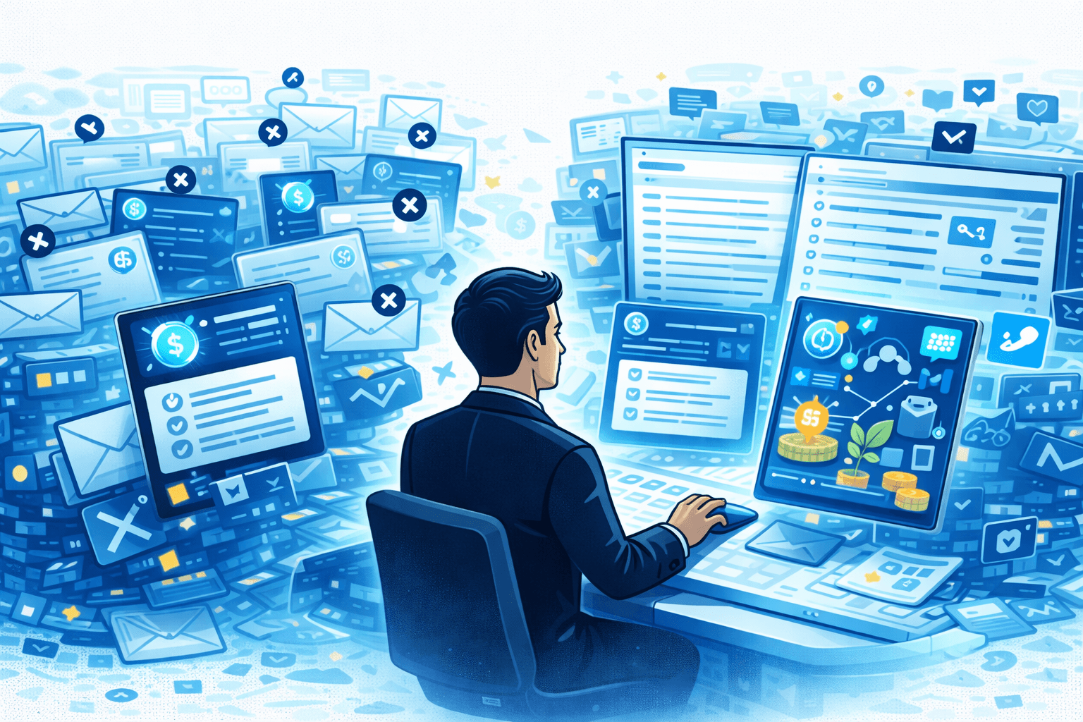 The image showcases the tone of the messages a Web3 project founder sends to investors to secure funding.