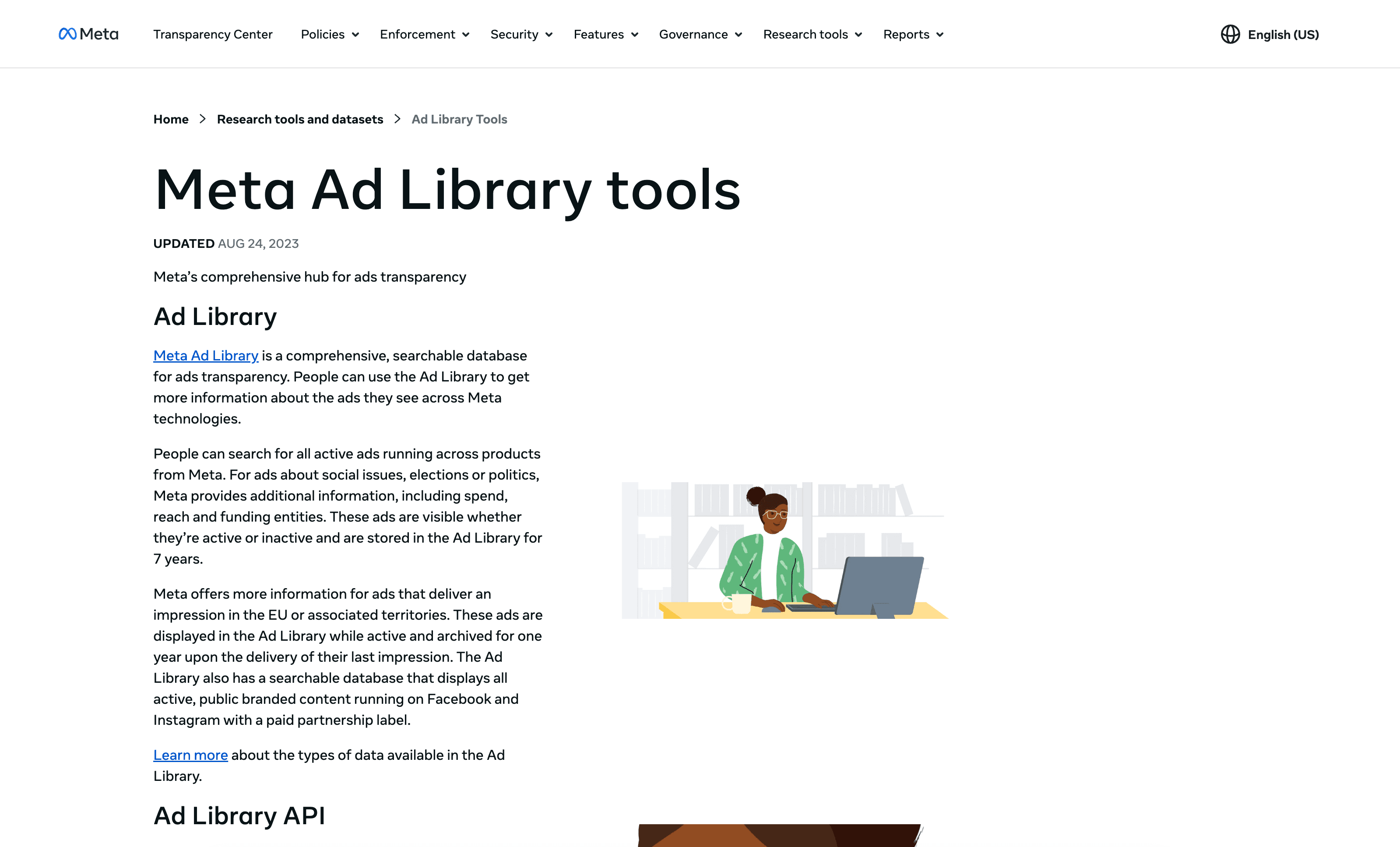 additional meta ad library tools