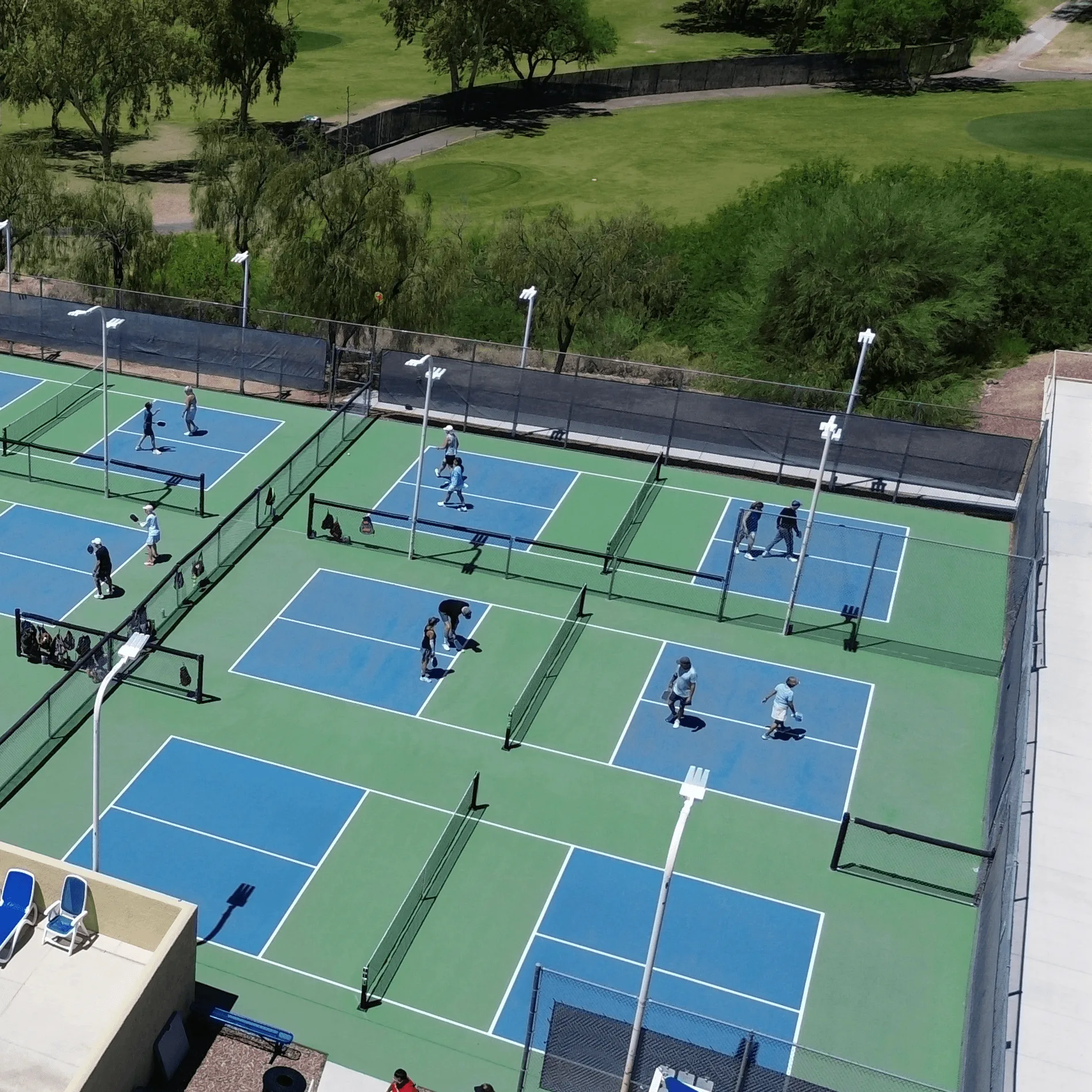 Pickleball courts at the Oro Valley Community Center