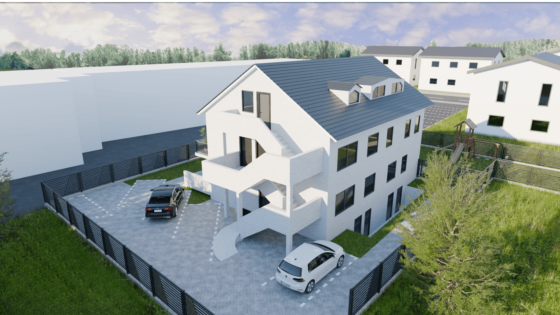 Heller Wohnbereich mit offener Raumgestaltung in einer Eigentumswohnung der Petrastraße 10, Bad Salzuflen