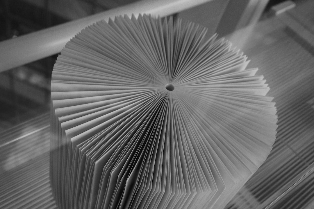 A close up of an umbrella made out of paper