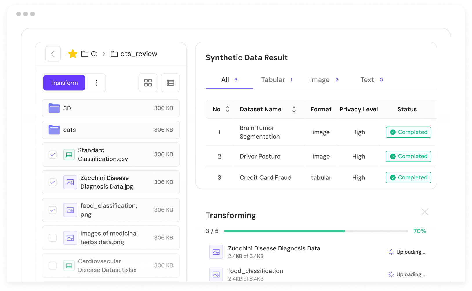 CUBIG’s Data Transfer System (DTS) breaks data privacy barriers by converting inaccessible data into secure synthetic data with differential privacy, enabling seamless distribution, sharing, and fostering innovation.