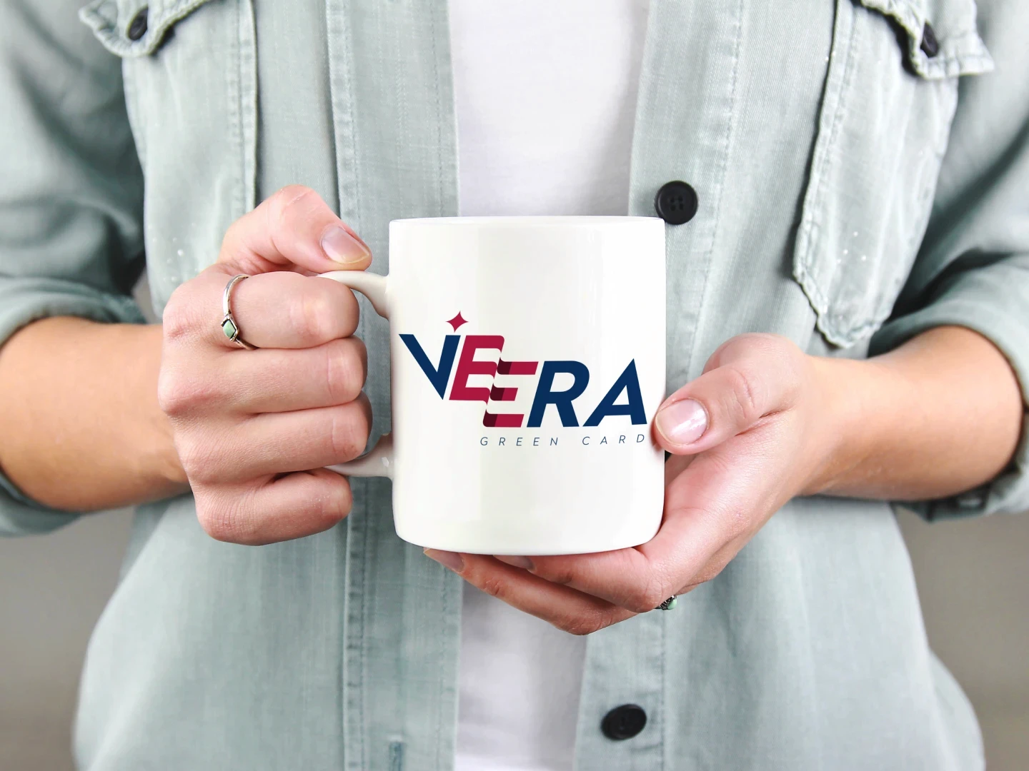 Vera Green Card Logo Design