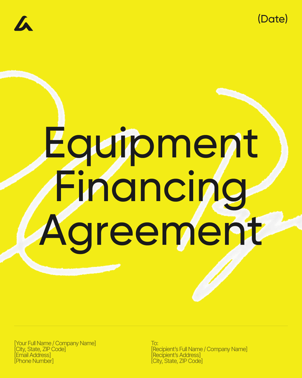 Equipment Financing Agreement