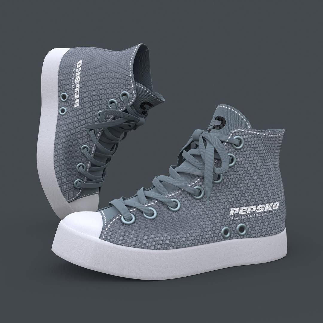 3D shoe design involves creating detailed digital models that focus on style, comfort, and performance. It allows for the visualization and refinement of the shoe's structure and materials before production.