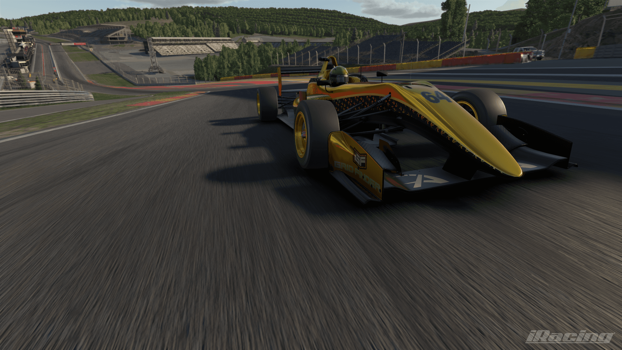 Almeida Racing Academy F3 at Eau Rouge at Circuit de Spa‑Francorchamps