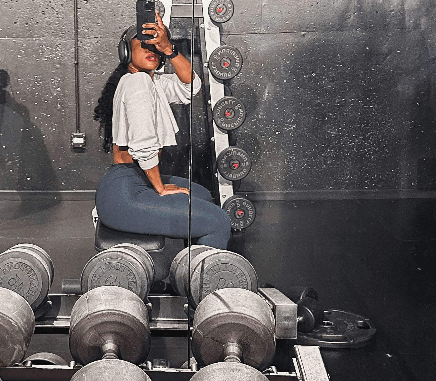 A runner with a blue sky in the background