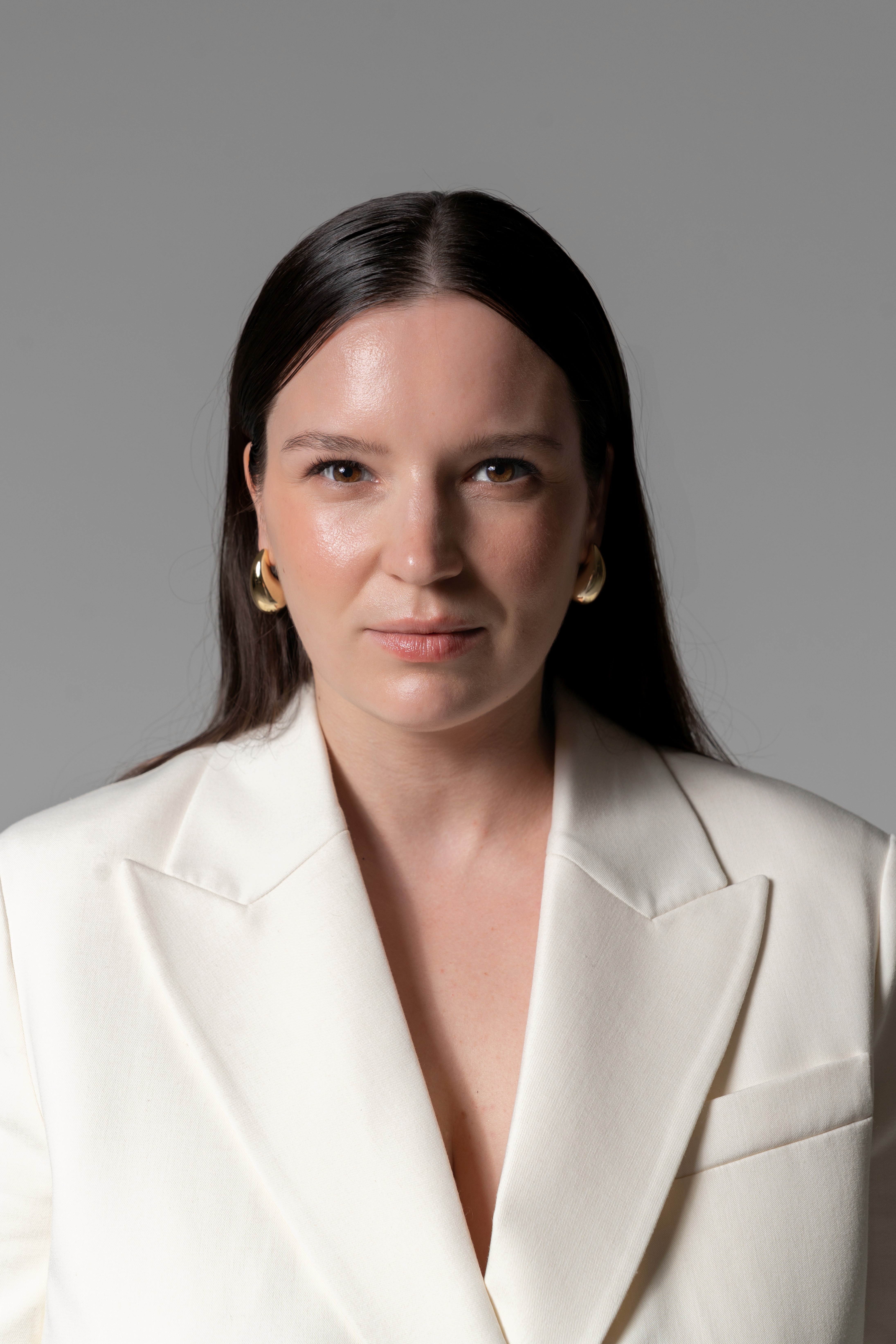 A black female model