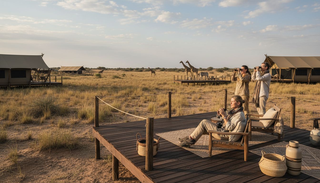 campamento safari lujo namibia