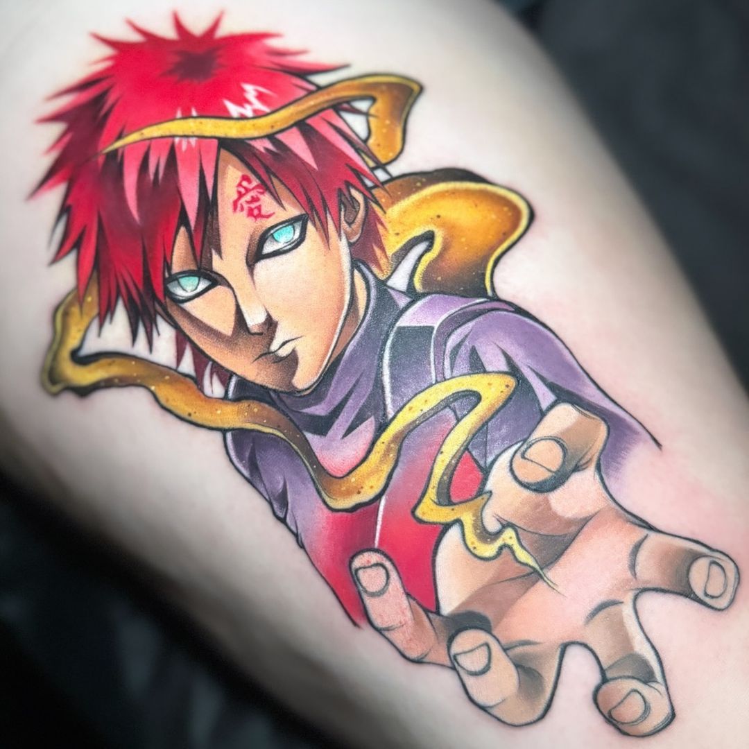 The Youngest Kazekage Gaara tattoo