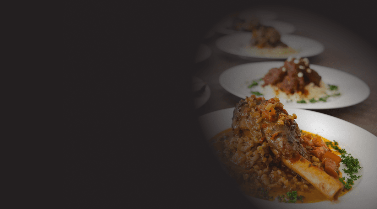 Lamb shanks and other dishes
