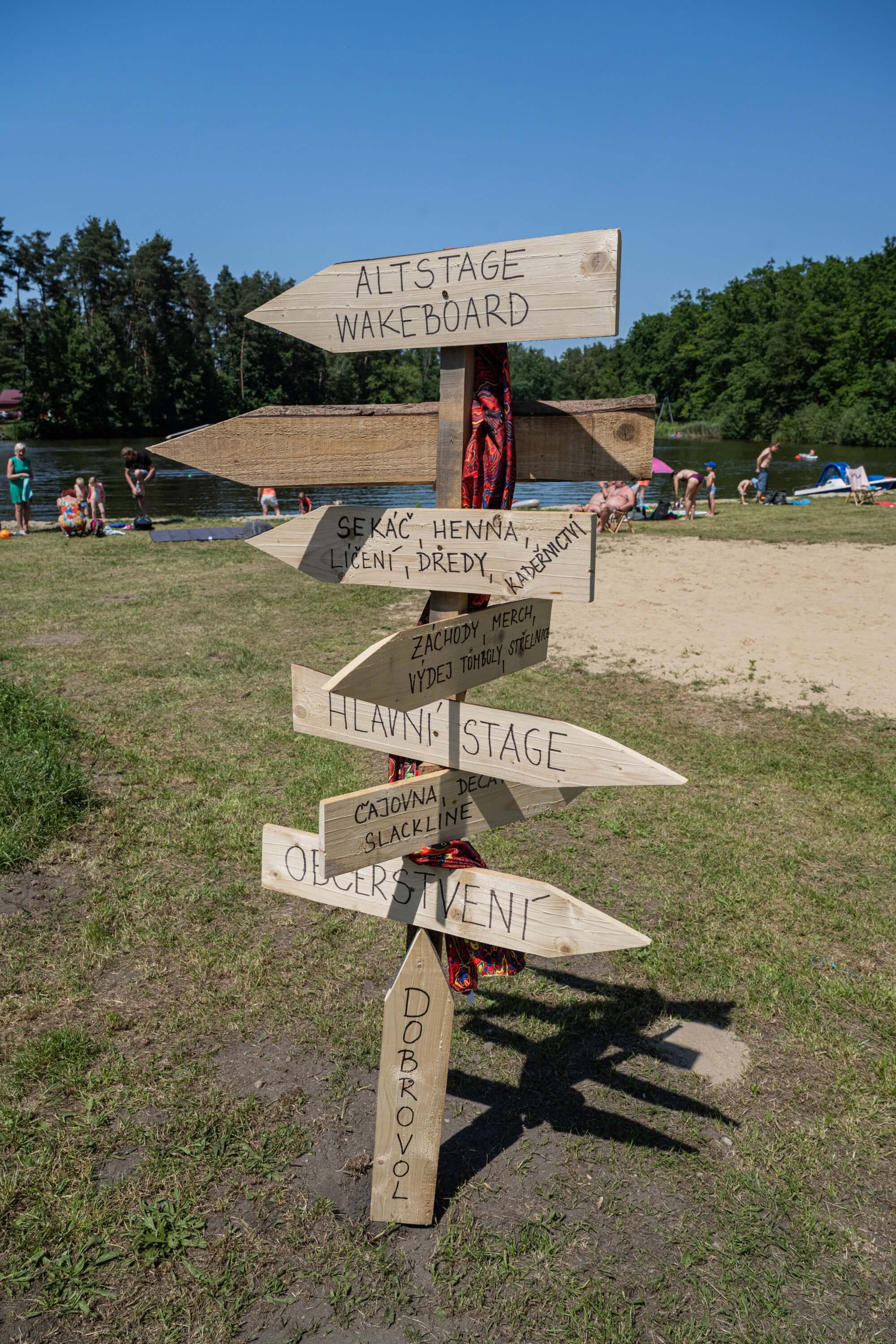 Rozcestník ukazující kudy kam