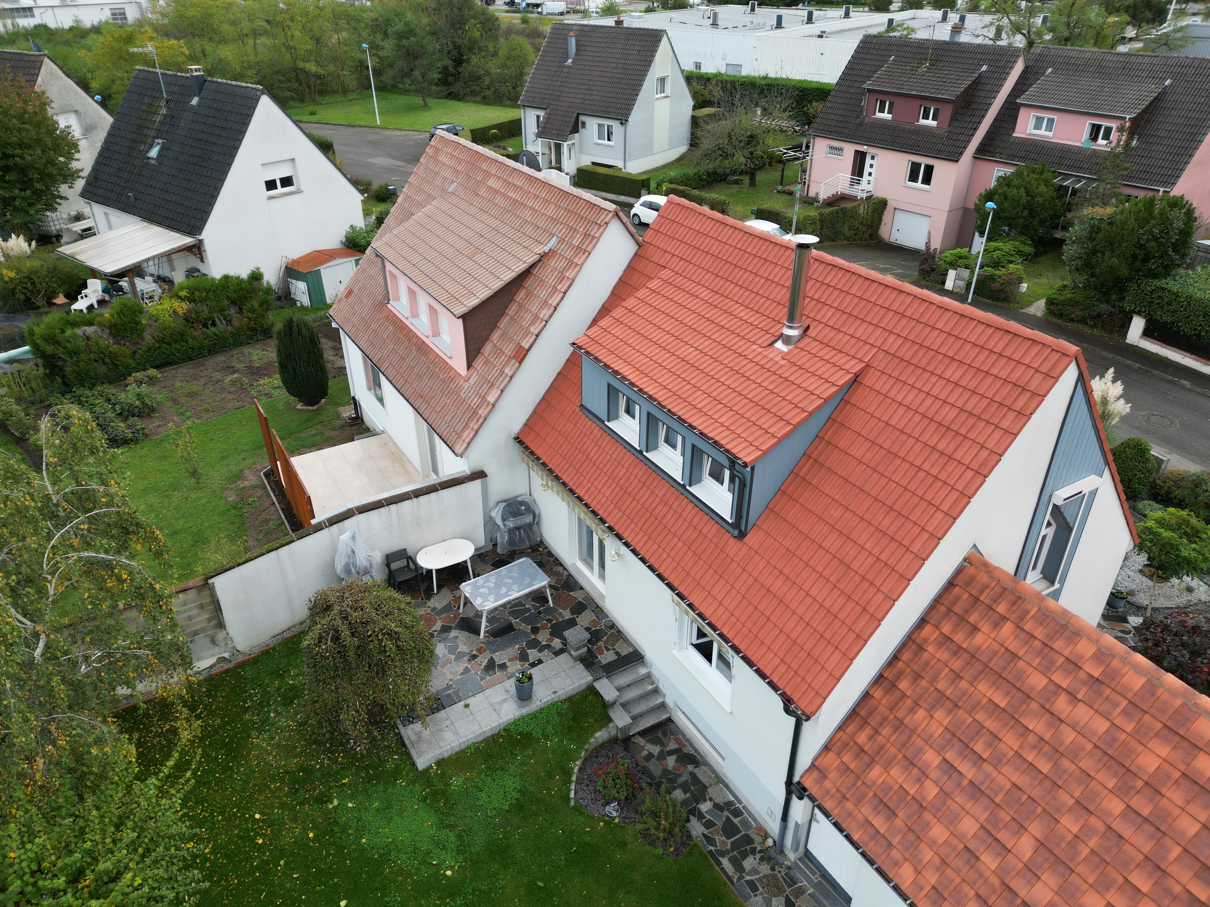 Rénovation d'une toiture à Buhl