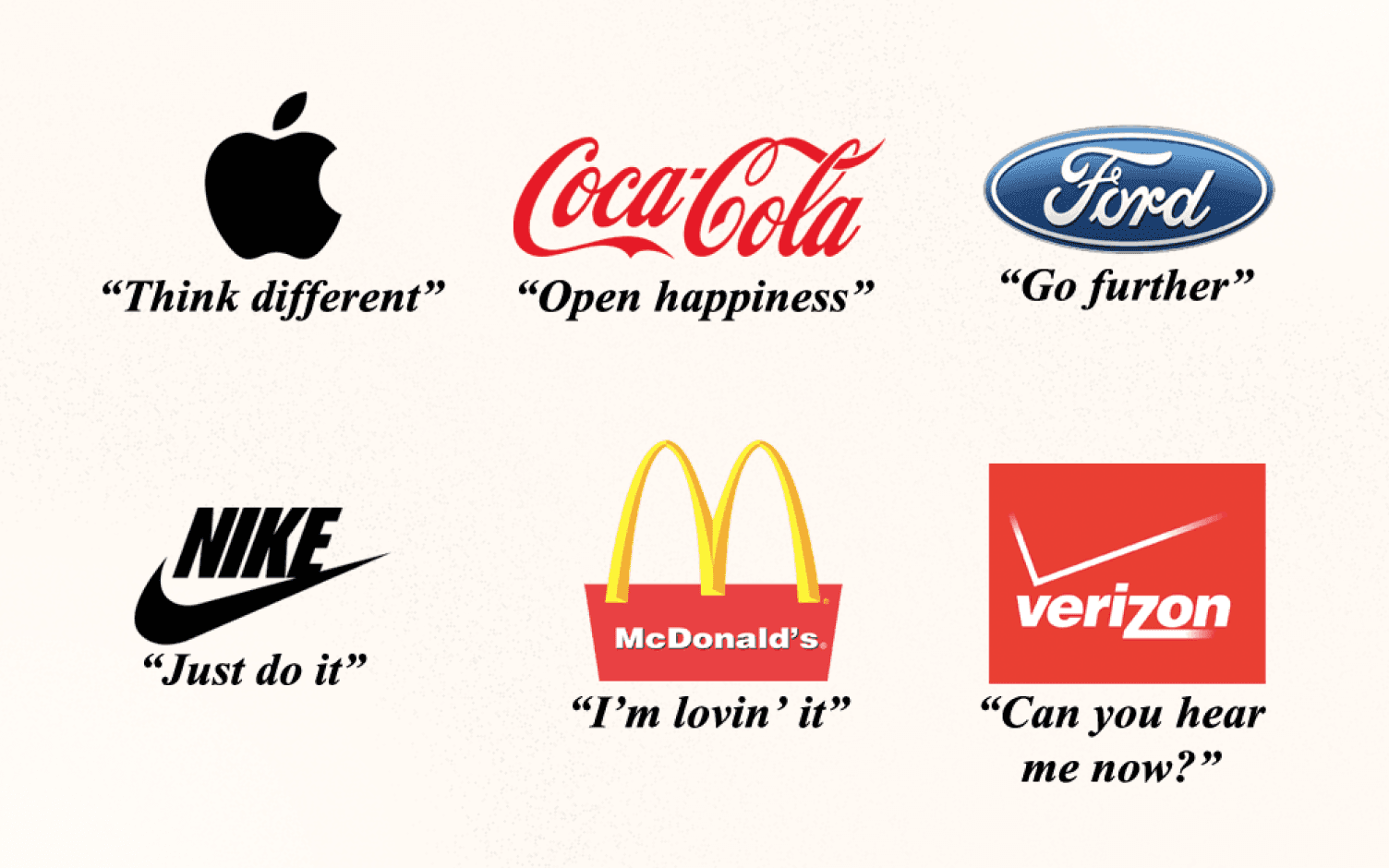 Logos with a tagline