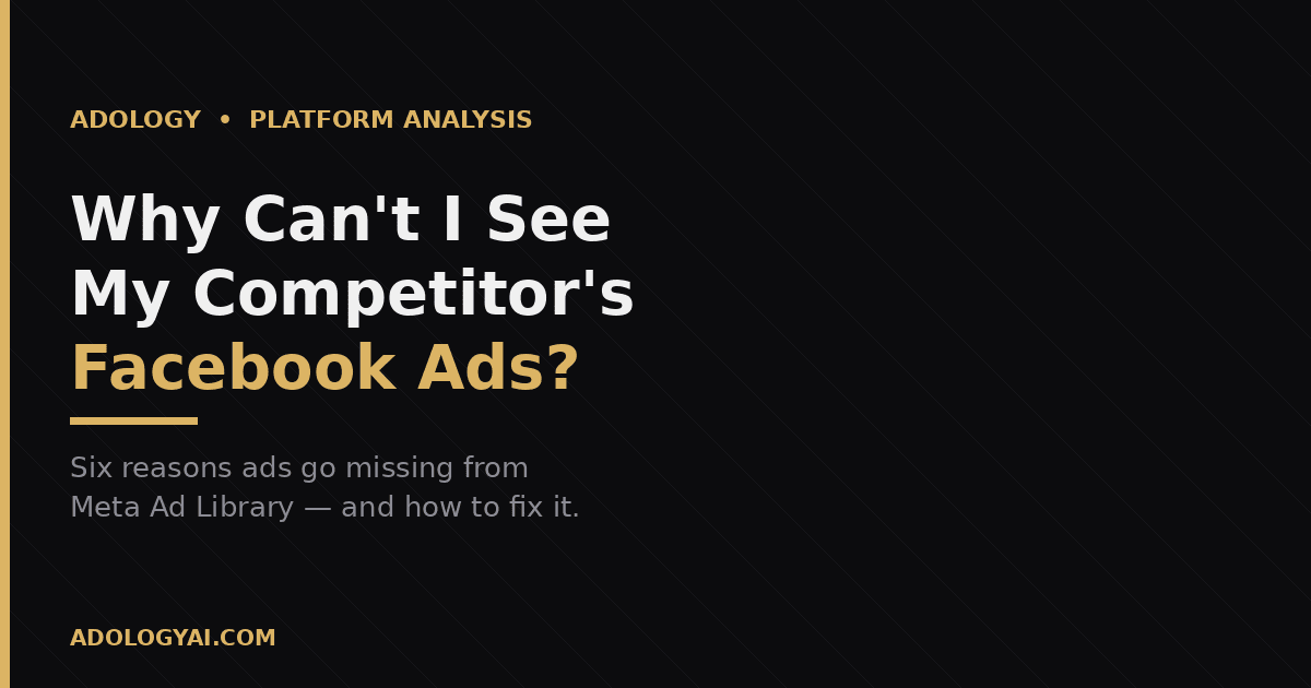 Adology AI social media case study featuring six rising brands on Meta and TikTok
