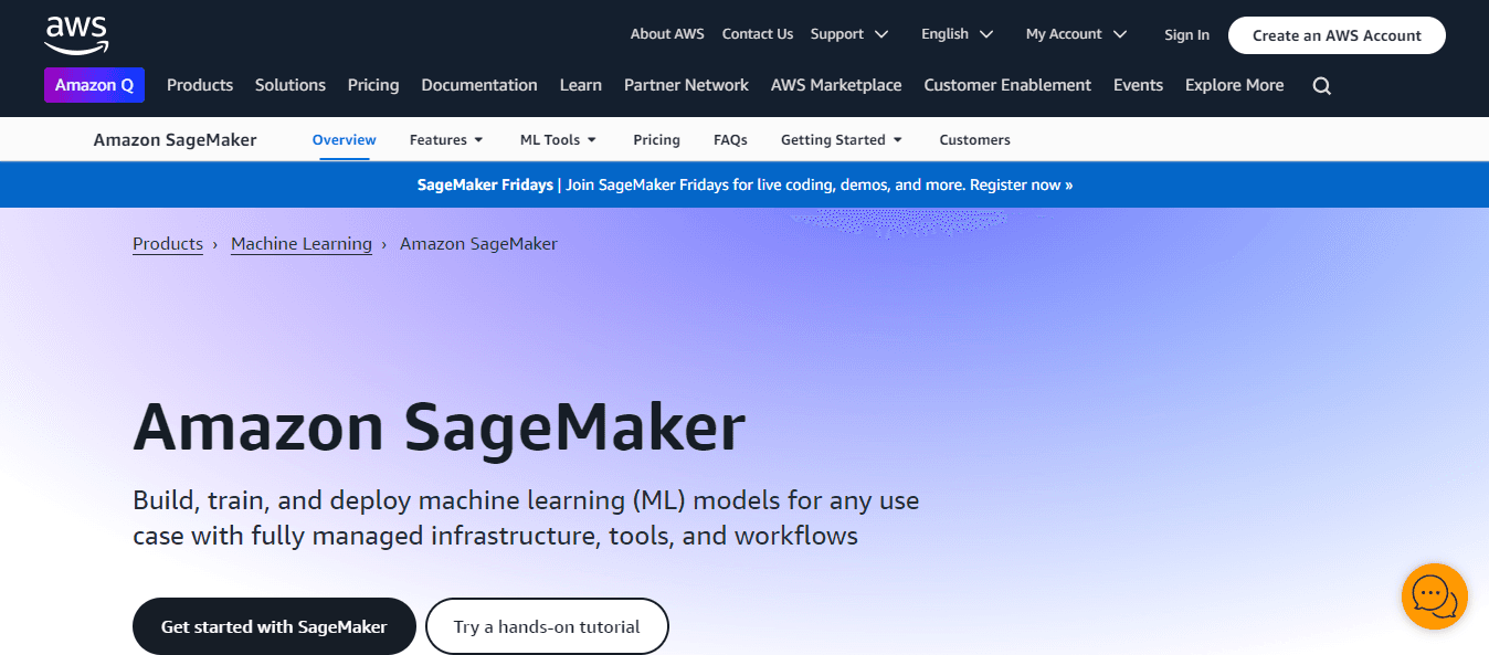 Sagemaker - Best AI Tools for Research